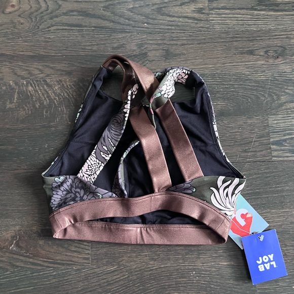 NWT Joylab Floral Sports Bra - Picture 2 of 3
